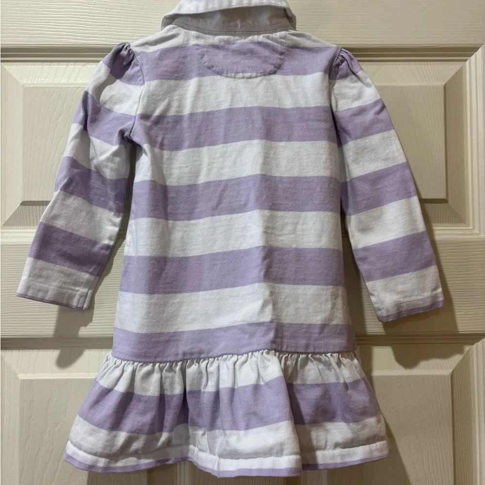 Ralph Lauren Polo Dress in Lavender and White Stripes